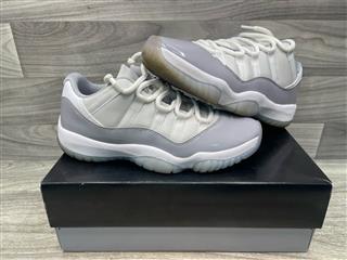 Nike Air Jordan 11 Low AV2187 Cool Grey Sneakers Size 8.5
